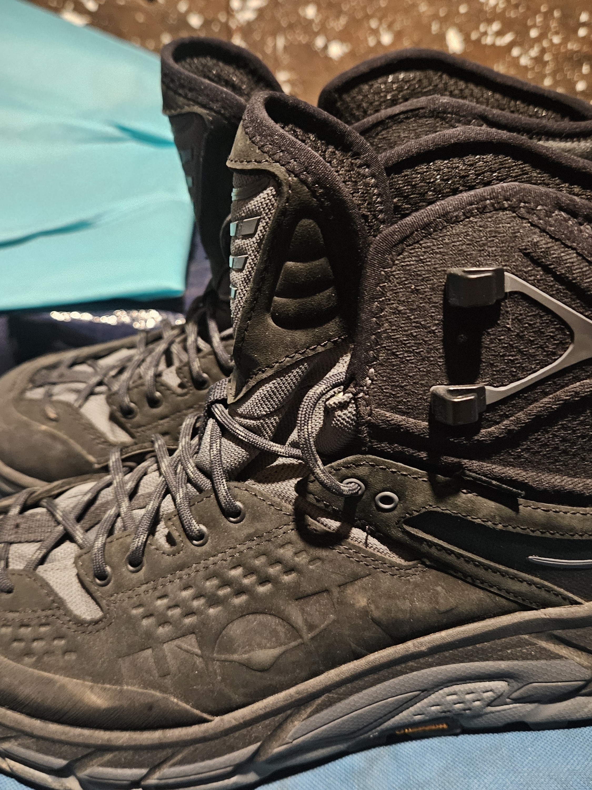 Hoka One One Black Mens Hiking Boots